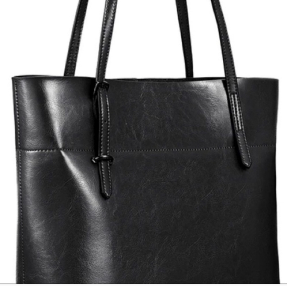 Kattee Vintage Leather Tote Shoulder Bag